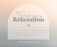 Embrace Relaxation Facebook Post Design