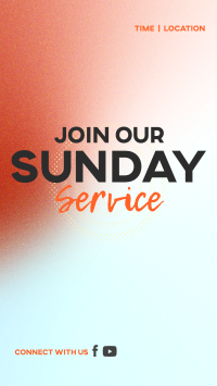 Sunday Service Facebook Story Design