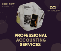 Professional Accounting Facebook Post Design