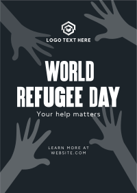 World Refugee Day Flyer Design