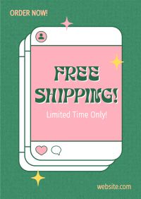 Quirky Shipping Delivery Poster Preview