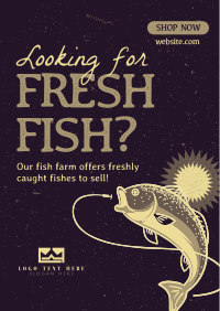 Fresh Fish Farm Flyer Design