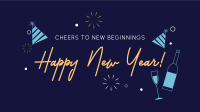 New Year Cheers Facebook Event Cover Image Preview