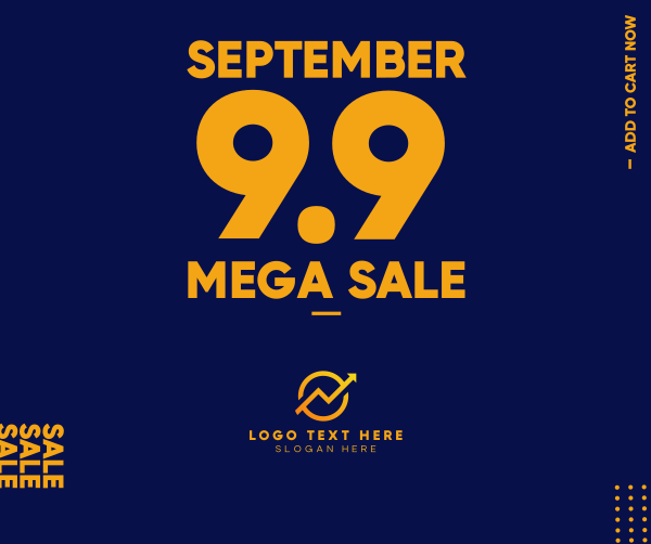 Mega Sale 9.9 Facebook Post Design Image Preview