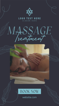 Body Massage Service YouTube Short Design