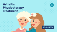 Elderly Physiotherapy Treatment Facebook Event Cover Design