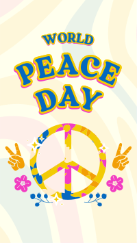 Hippie Peace YouTube short Image Preview