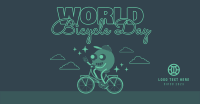 Celebrate Bicycle Day Facebook ad Image Preview