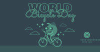 Celebrate Bicycle Day Facebook ad Image Preview