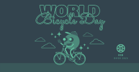 Celebrate Bicycle Day Facebook ad Image Preview