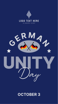 It's German Unity Day Facebook Story Design