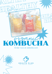 Healthy Kombucha Poster Image Preview