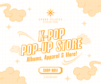 Kpop Pop-Up Store Facebook Post Design