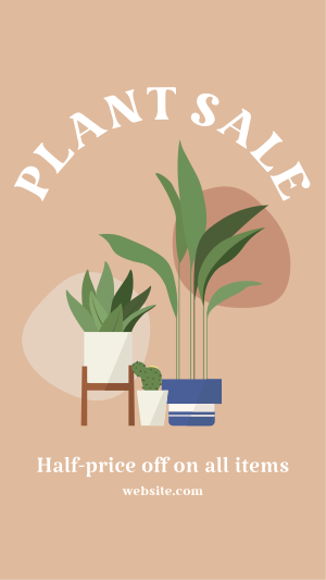 Quirky Plant Sale Instagram story Image Preview