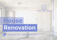 House Renovation Postcard Image Preview