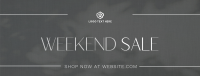 Minimalist Weekend Sale Facebook cover Image Preview