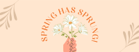Spring has Sprung Facebook cover Image Preview