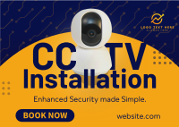 CCTV Installation Service Postcard Preview