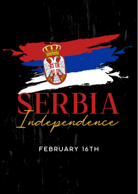 Serbia Day Poster Design