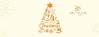 Jolly Christmas Countdown Facebook Cover Design