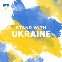 Stand with Ukraine Paint Instagram post Image Preview