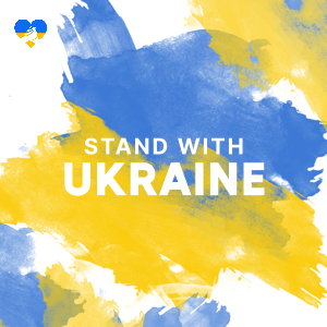 Stand with Ukraine Paint Instagram post Image Preview