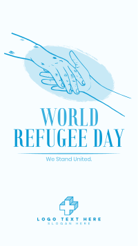 We Celebrate all Refugees Facebook Story Design