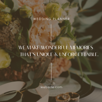 Wedding Planner Bouquet Instagram post Image Preview