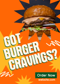 Burger Cravings Poster Image Preview