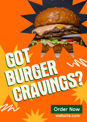 Burger Cravings Poster Image Preview
