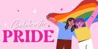 Pride Month Celebration Twitter Post Design