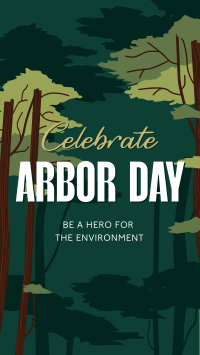 Celebrate Arbor Day Instagram story Image Preview