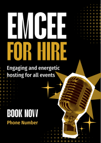 Emcee for Hire Poster Preview