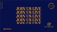 Live Repeat Facebook event cover Image Preview