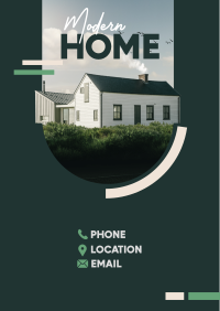 Modern Home Poster Design