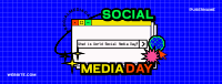 Retro Social Media Facebook cover Image Preview