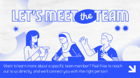 Meet Team Employee Facebook event cover Image Preview