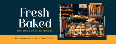Fresh Baked Bread Facebook cover Image Preview