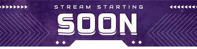 Stream Starting Soon Twitch banner Image Preview