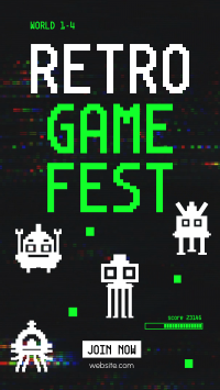 Retro Game Fest Facebook story Image Preview