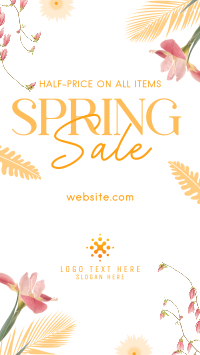 Sale of Spring Facebook story Image Preview
