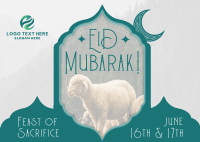 Rustic Eid al Adha Postcard Image Preview