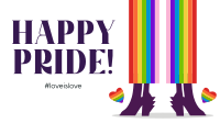 Rainbow in Heels Facebook Event Cover Design