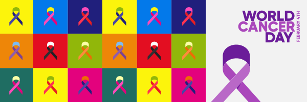 Cancer Day Pop Art Twitter Header Design Image Preview