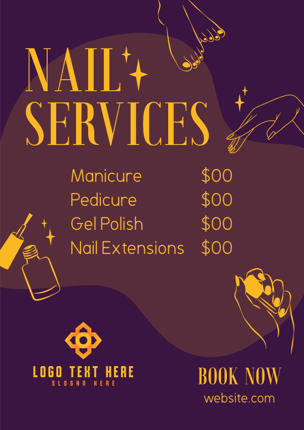 Nail Spa Magic Favicon  BrandCrowd Favicon Maker