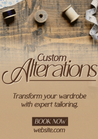 Alteration Elegant Minimal Poster Preview