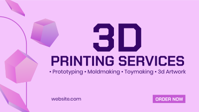 3d Printing Business Facebook event cover Image Preview