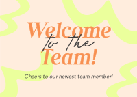 Quirky Team Introduction Postcard Image Preview