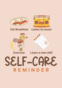 Self-Care Tips Poster Image Preview