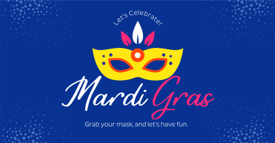 Mardi Mask Facebook ad Image Preview